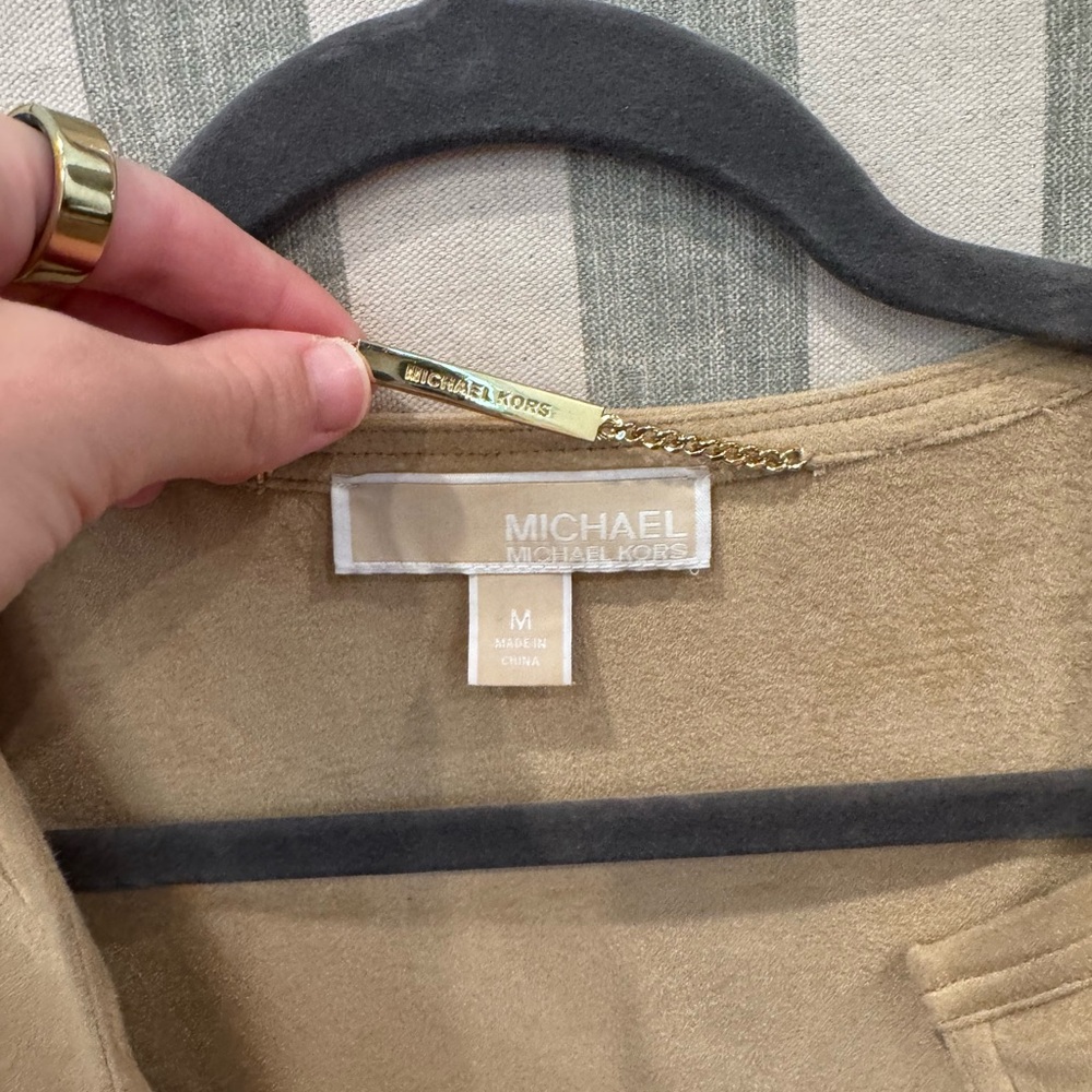 Michael Kors Tan Fringe Jacket - Picture 3 of 4